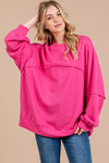 Ces Femme Exposed Seam Long Sleeve Sweatshirt