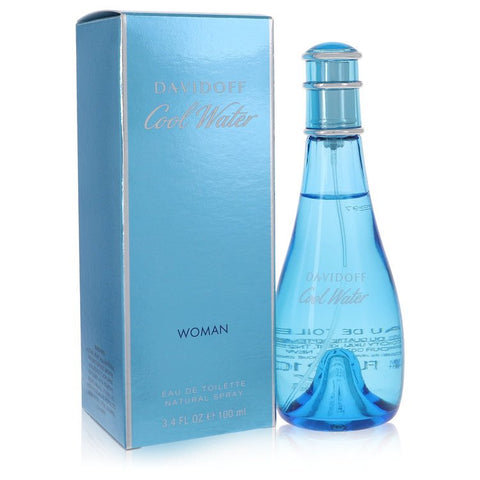 Cool Water by Davidoff Eau De Toilette Spray 1/2 oz for Women