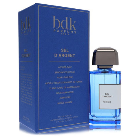 Bdk Sel D'argent by Bdk Parfums Eau De Parfum Spray (Unisex) 3.4 oz for Men