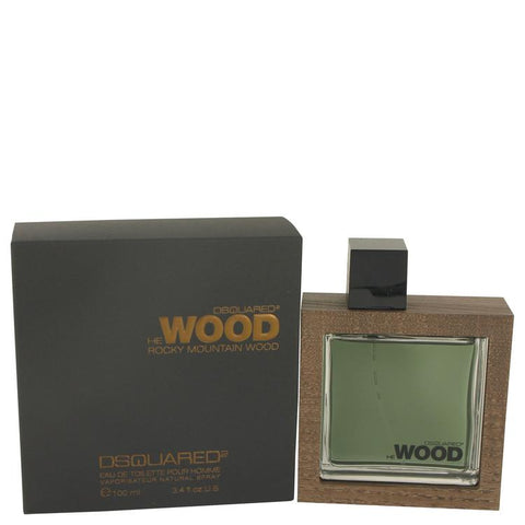 He Wood Rocky Mountain Wood by Dsquared2 Eau De Toilette Spray 3.4 oz