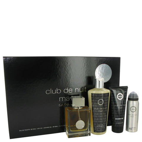 Gift Set -- 3.6 oz Eau De Toilette Spray + 1.7 oz Body Spray + 3.4 oz Shower Gel + 8.4 oz Shampoo with Conditioner