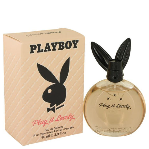 Playboy Play It Lovely by Playboy Eau De Toilette Spray 3 oz