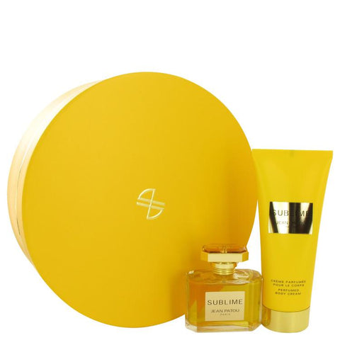 SUBLIME by Jean Patou Gift Set -- 2.5 oz Eau De Parfum Spray + 6.7 oz Body Cream