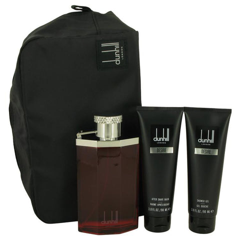 Gift Set -- 3.4 oz Eau De Toilette Spray + 3 oz Shower Gel + 3 oz After Shave Balm + Bag