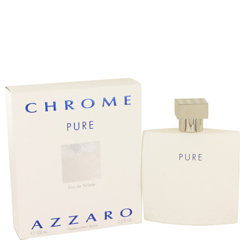 Chrome Pure by Azzaro Eau De Toilette Spray (unboxed) 1.7 oz for Men